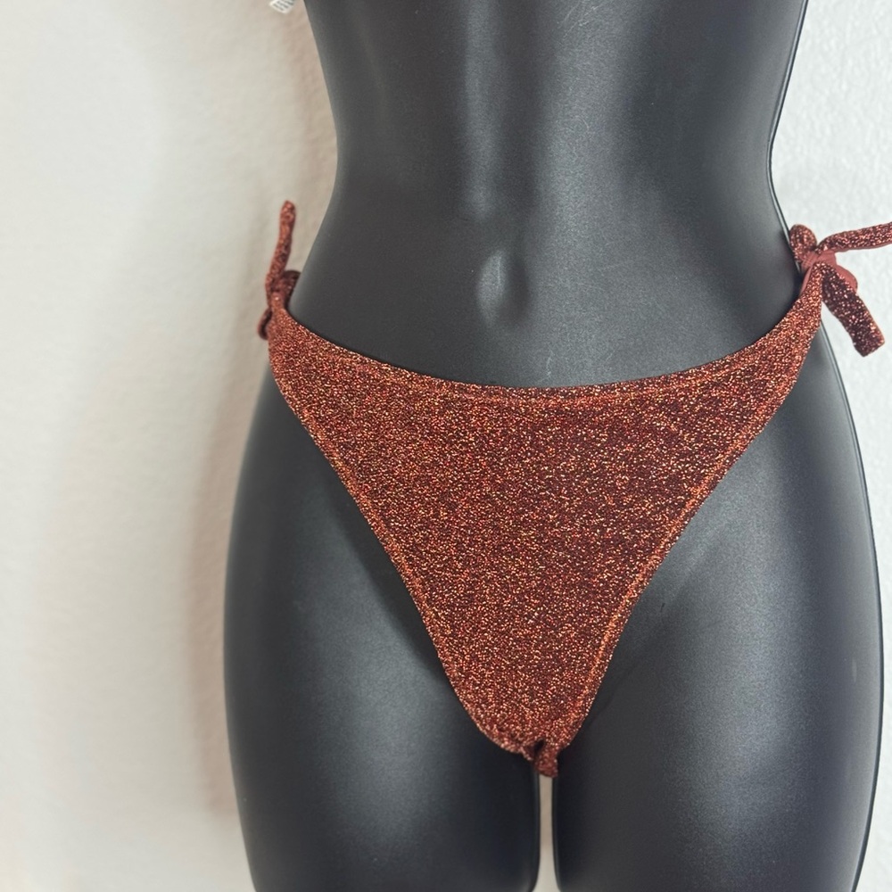 Glittering Rust Bikini Set - Picture 3 of 10